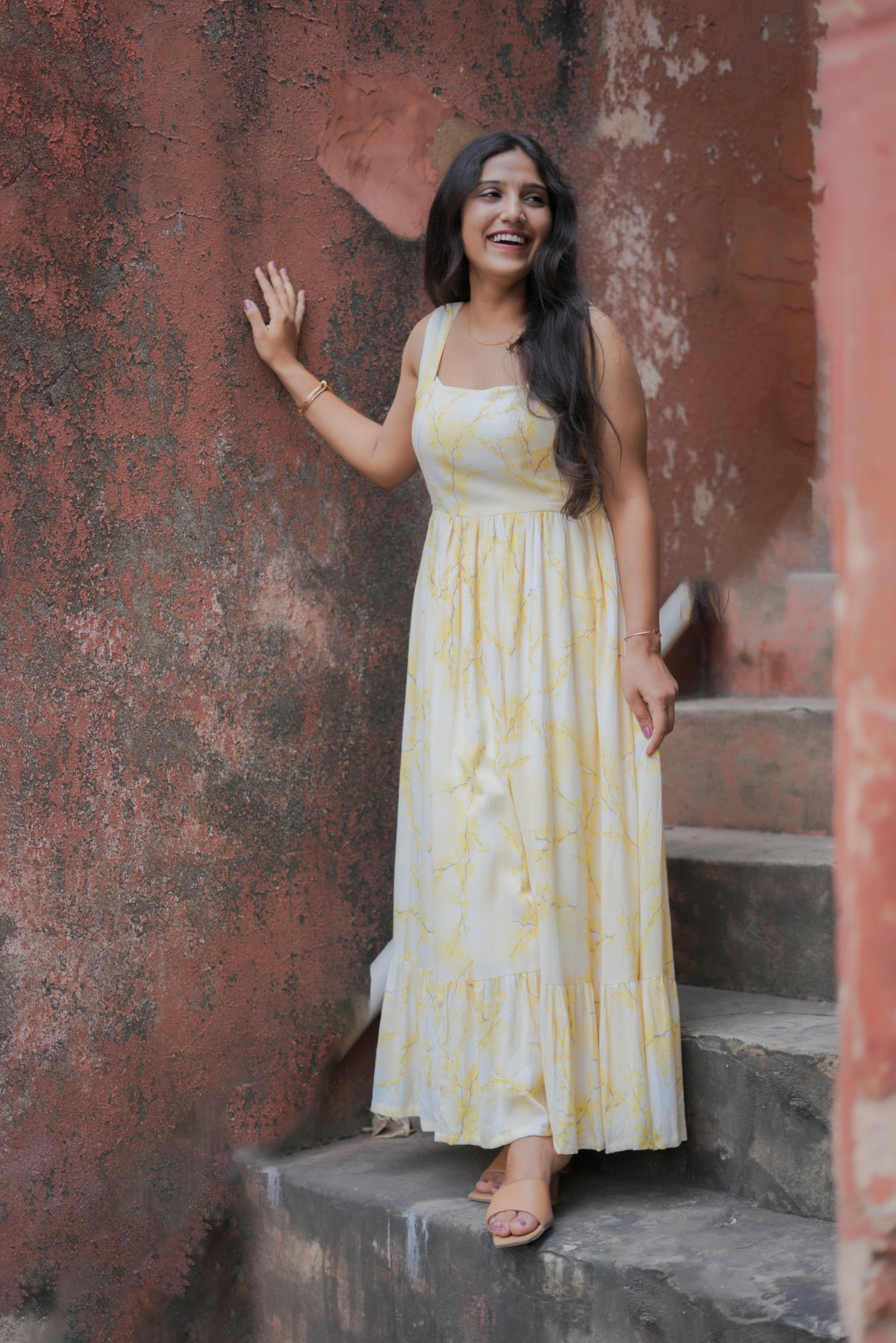Golden Blossom Maxi