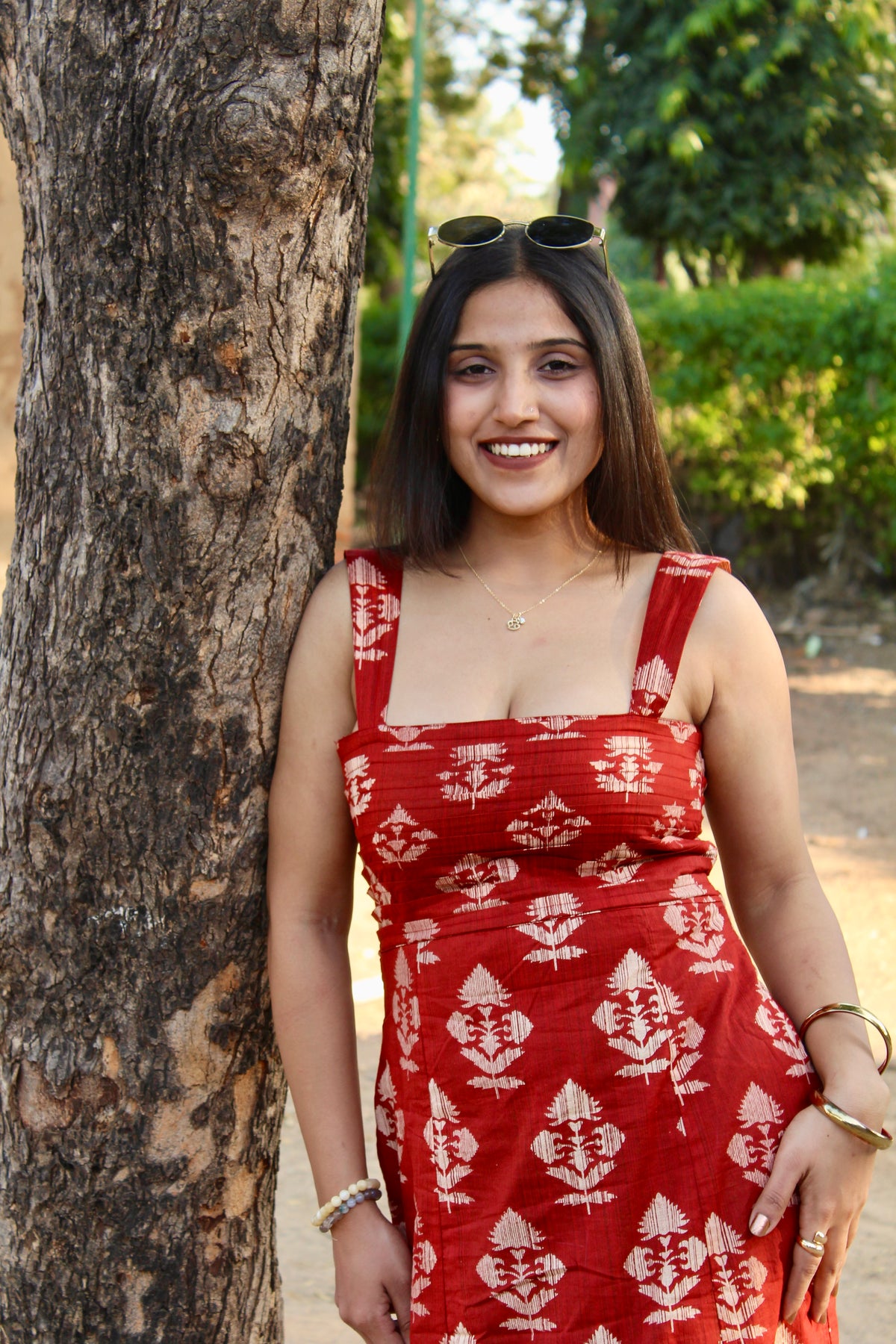 Scarlet Godet Maxi